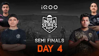 [English] Semi Finals Day 4 | iQOO BATTLEGROUNDS MOBILE INDIA SERIES 2021