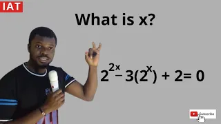 Exponential Equation || Indicial || Indices