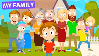 My Family - vocabulary for kids | English Vocabulary for Kids