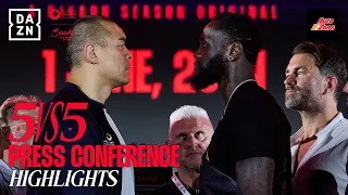 PRESS CONFERENCE HIGHLIGHTS | Queensberry vs. Matchroom 5v5 Feat. Deontay Wilder vs. Zhilei Zhang