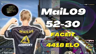 14y.o. MaiL09 52Kills 4418elo Vertigo POV | FACEIT Ranked | June 09, 2023