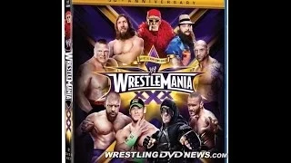 Wwe WrestleMania 30 Blu ray unboxing