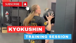 kyokushin karate training session #karate #kyokushin