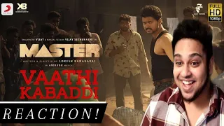 Master - Vaathi Kabaddi Song Reaction! | Thalapathy Vijay | Anirudh | Vidyasagar | Lokesh Kanagaraj