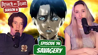 "I've Always Hated You" | Attack on Titan Season 4 Full Blind Reaction | Ep 14, "Savagery"