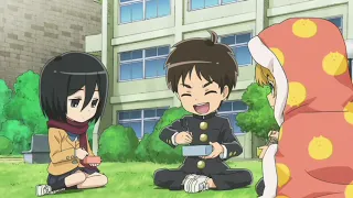 Lunch Time with Eren, Mikasa, Armin & Annie | AOT : Junior High