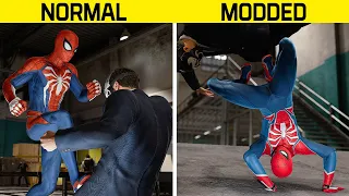 Marvel's Spider-Man PC - Vanilla Combat VS Modded Combat | Gameplay Comparison