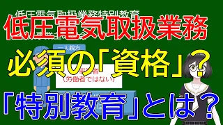 【必須資格？】低圧電気取扱業務特別教育とは