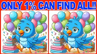 【Spot the Difference】🌈 Enhance Concentration in a 10-Minute Brain Workout!【Find the Difference】