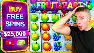 $25,000 FRUIT PARTY BONUS BUY 🍏  WITH @WatchGamesTV