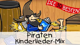 🏴‍☠️⚓️ Piraten Kinderlieder-Mix || Kinderlieder zum Mitsingen und Bewegen