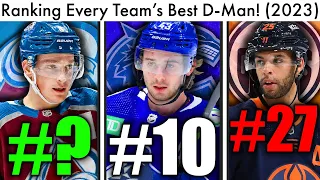 RANKING EVERY NHL TEAM'S BEST DEFENSEMAN, WORST TO BEST! (2023 Top NHL Defenseman / Makar Rumors)