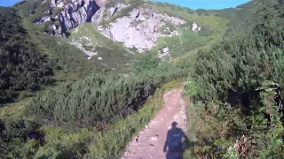 Sprint na Giewont, Dominik z tatą 2012