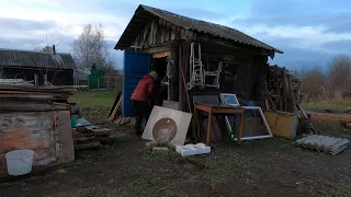 Переделали Баню в Курятник. Сарай для разнообразной птицы.Дача в деревне.