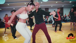 Simone Ferrari (Grupo Alafia) and ChiuYing Fu (DJ Gia) Salsa Dancing @ TSC 2019