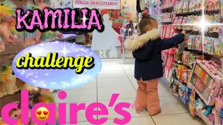 KAMILIA fait son premier challenge CLAIRE'S - Elle dévalise le magasin!