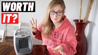 CHEAPEST Portable Electric Space Heater Review 2021 by Brighttown | Small Desk Ceramic Heater