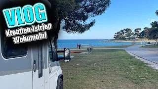 Kroatien-Istrien mit Wohnmobil | TEIL 3🌊🌞VLOG - Medulin Rovinj Novigrad Camping Urlaub Strand Meer