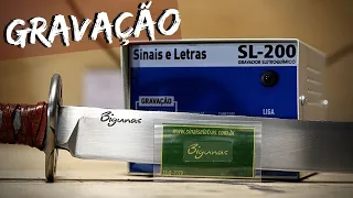 COMO FAZER GRAVAÇÃO ELETROQUÍMICA EM METAIS -  Sinais e Letras