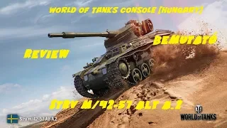 World of tanks Console [Hungary]  Strv m/42-57 Alt A.2  Review Bemutató. #2020#