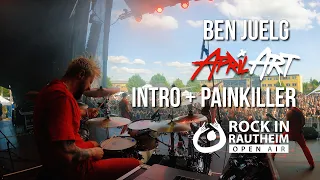 Ben Juelg (April Art) - Intro & Painkiller - drumcam - LIVE at Rock In Rautheim 2024