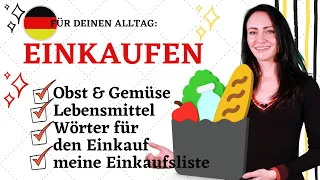 🇩🇪Einkaufen gehen: Vokabeln für deinen sicheren Einkauf! 🛒