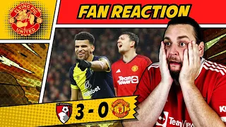 RANT 🤬 Ten Hag Shambles! Man Utd 0-3 Bournemouth GOALS United Fan REACTS