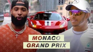 Odell Beckham Jr. Races with Lewis Hamilton at the Monaco Grand Prix | F1