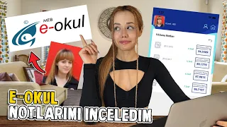 E-OKUL NOTLARIMI İNCELEDİM!!!