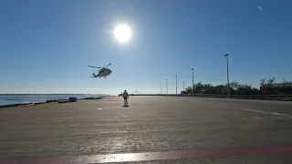 Sikorsky S92 Landing Port of Brunswick Georgia March 2023