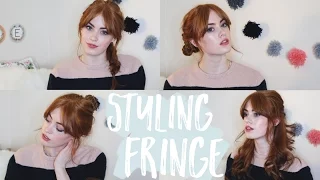 HAIRSTYLES WITH A FRINGE! | MsRosieBea