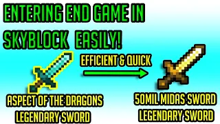 Entering END GAME in hypixel skyblock EASILY!