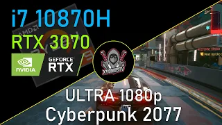 Aorus 15G XC - Cyberpunk 2077 Ray Tracing Ultra 1080p - RTX 3070 105W - i7 10870H - MUX SWITCH