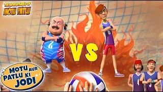 Juhu Beach पर Volley Ball का Match! | Motu Patlu New|Cartoons For Kids | Motu Patlu Ki Jodi | #spot