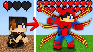 Minecraft but Your Hearts = Your Hero...