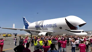 First Flight Of The Monster & Biggest Cargo Plane | Airbus Beluga XL