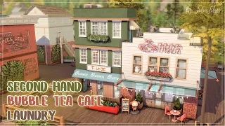 Секонд-Хенд🧥 Прачечная🧦 Кафе🍵 │Строительство│Bubble Tea Shop│SpeedBuild│NO CC [The Sims 4]