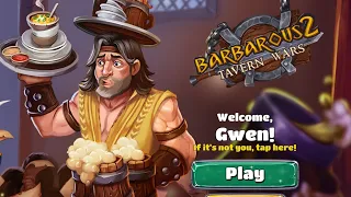 BARBAROUS 2 TAVERN WARS (Gamehouse) - Gameplay Walkthrough Part 1 Android / iOS - Full Game