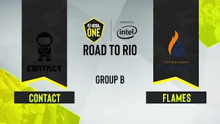 CSGO - Copenhagen Flames vs. c0ntact Gaming [Nuke] Map 1 - ESL One Road to Rio - Group B - EU