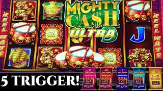 5 Bonus Trigger on Dancing Drums Prosperity - Mighty Cash Ultra