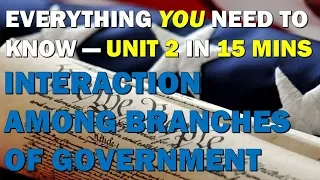 Unit 2 Review Branches of Government AP Government