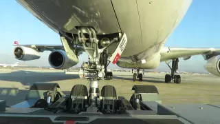 Swiss Airlines A343 Pushback