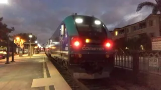 Coaster and Amtrak around Carlsbad and Oceanside! Feat very fast Amtrak and Coaster F59PHI 3002!!