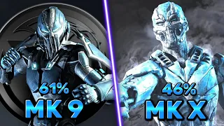 Cyber Sub-Zero MK9 vs MKX | Cyber Sub-Zero Combos