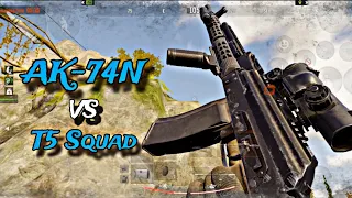 AK-74N with t4 BP ammo vs T5 Squad in Valley Lockdown | Arena Breakout
