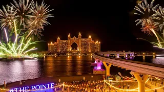 Happy New Year 2024 | The Pointe | Palm Jumeirah Dubai Fireworks 2024 #dubai