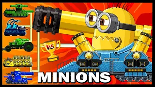 Minion Dora / WOT | Мега танки VS Мега Босс | Мультики про танки | Arena Tank Cartoon