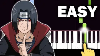 Naruto Shippūden OST - Senya (Itachi's Theme) - EASY Piano tutorial