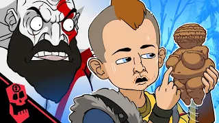 Kratos vs Simping (God of War cartoon)