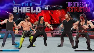 WWE Mayhem The Shield vs Brothers of Destruction